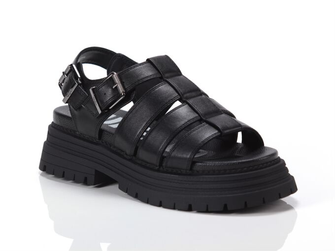 Buffalo Lennox Fisher-vegan nappa-black woman 1602322