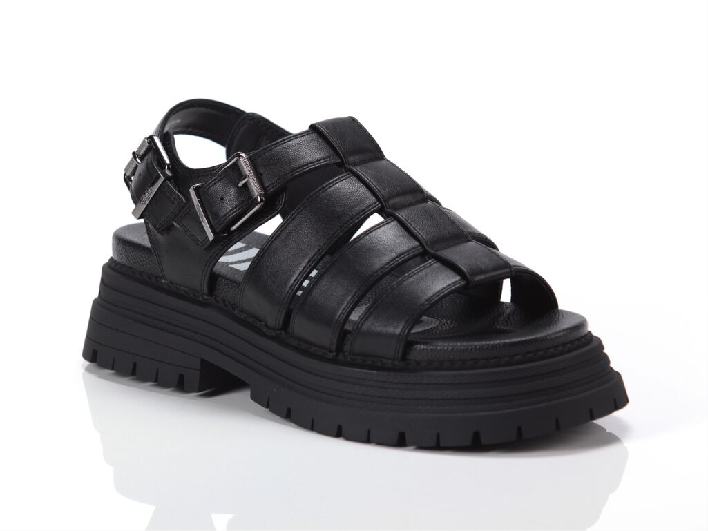 Buffalo Lennox Fisher-vegan nappa-black woman 1602322