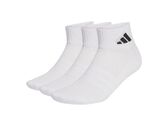  Calzini Sportivi Cushioned Bianco - Calzini unisex Adidas. Disponibile in diverse taglie: 40, 41, 42, 43, 44, 45, 37, 38, 39 e 