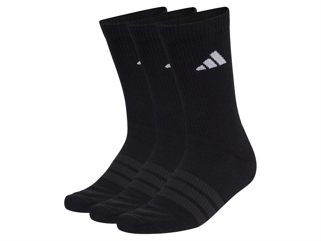  Essential Crew Socks - Calzini unisex Adidas. Disponibile in diverse taglie: 40, 41, 42, 43, 44, 45, 37, 38, 39 e colori nero. 