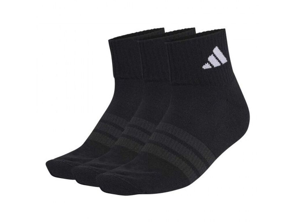  Calzini Sportivi Cushioned Nero - Calzini unisex Adidas. Disponibile in diverse taglie: 40, 41, 42, 43, 44, 45, 37, 38, 39 e co