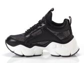 Buffalo Binary Athena Glam-vegan nappa/glitter-black woman 1636088