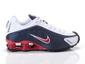  NIKE SHOX R4 (GS) - Sneakers donna/ragazzi Nike. Disponibile in diverse taglie: 40, 36, 37, 38, 39 e colori rosso, bianco, blu.