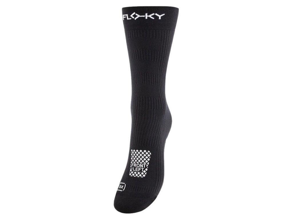 Floky Socks Run Up Medium Black unisex FL RM25 001 