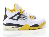  AIR JORDAN 4 RETRO VIVID SULFUR - Sneakers donna Jordan. Disponibile in diverse taglie: 42, 43, 44 e colori giallo, bianco, ner