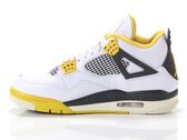  AIR JORDAN 4 RETRO VIVID SULFUR - Sneakers donna Jordan. Disponibile in diverse taglie: 42, 43, 44 e colori giallo, bianco, ner