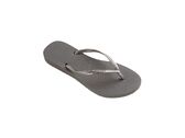  Havaianas Slim steel grey - Infradito donna Havaianas. Disponibile in diverse taglie: 43, 44 e colori grigio, argento. YOUSPORT