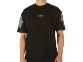  Black T-Shirt With Strass Cobweb - T-Shirt uomo Phobia Archive. Disponibile in diverse taglie: xl e colori nero. YOUSPORTY.