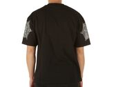  Black T-Shirt With Strass Cobweb - T-Shirt uomo Phobia Archive. Disponibile in diverse taglie: xl e colori nero. YOUSPORTY.