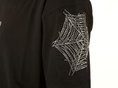  Black T-Shirt With Strass Cobweb - T-Shirt uomo Phobia Archive. Disponibile in diverse taglie: xl e colori nero. YOUSPORTY.