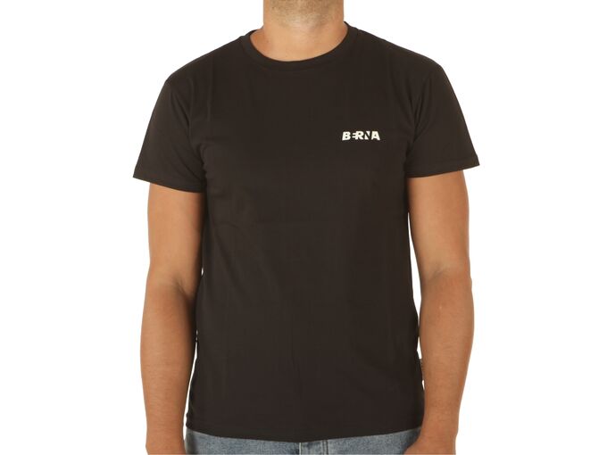 Berna T-Shirt MM Stampa Logo Nero man 223085-1