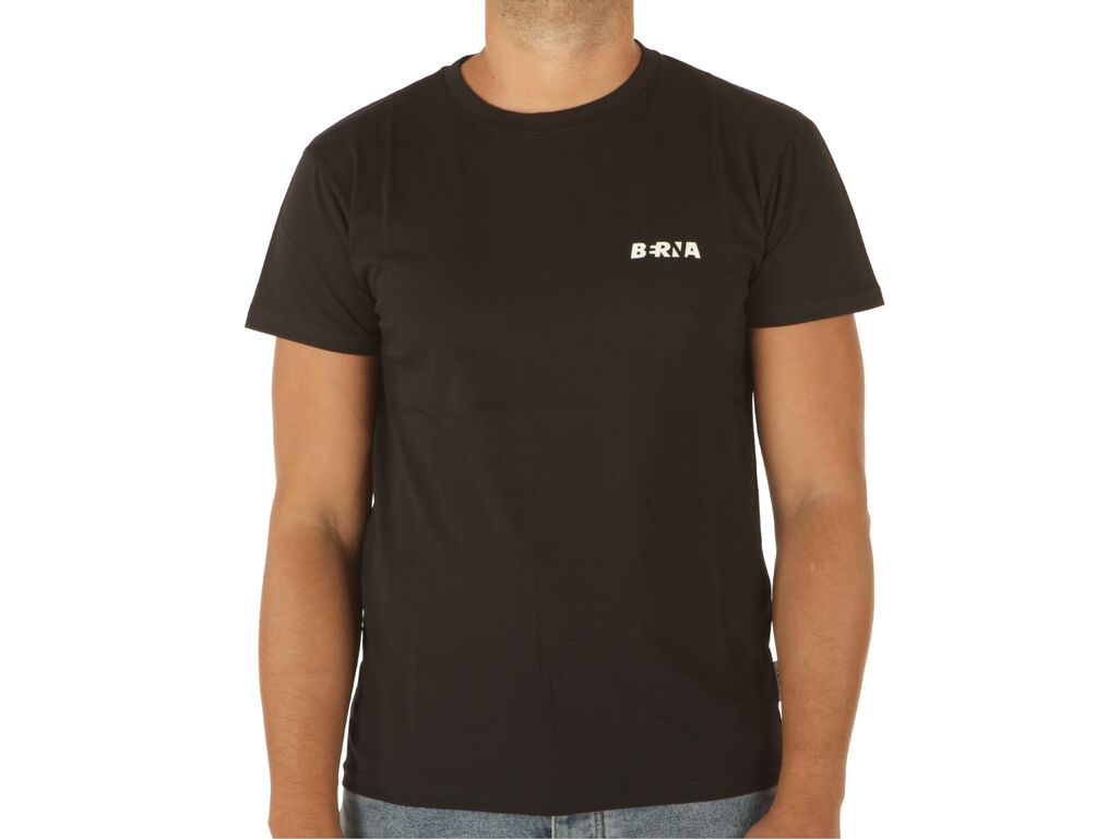 Berna T-Shirt MM Stampa Logo Nero man 223085-1