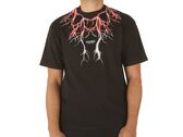  Black T-Shirt With Red And Grey Light On Front - T-Shirt uomo Phobia Archive. Disponibile in diverse taglie: l e colori rosso, 