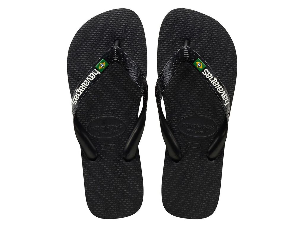  Havaianas Brasil Logo - Infradito unisex Havaianas. Disponibile in diverse taglie: 41, 42, 37, 38 e colori giallo, bianco, nero