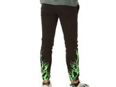 Phobia Archive Black Pants With Green Lightning man PH00030GR