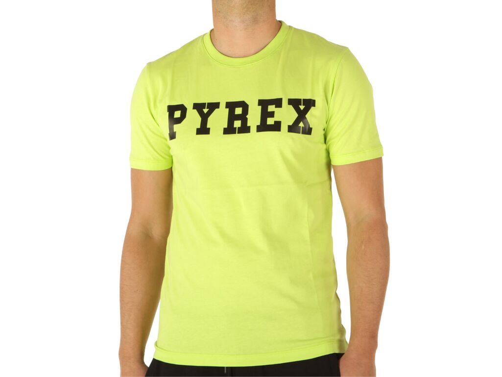Pyrex T-Shirt In Jersey Uomo Giallo Fluo man 22EPB34200 GIA