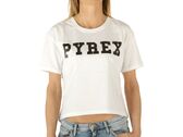 Pyrex Maglia Corta Donna In Jersey Bianco Stampa Nera woman 22EPB34222 BIA