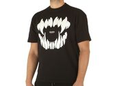  Black T-Shirt With White Mouth Print - T-Shirt uomo Phobia Archive. Disponibile in diverse taglie: xl e colori nero. YOUSPORTY.