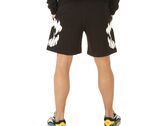  Black Shorts With White Mouth Print - Pantaloncini uomo Phobia Archive. Disponibile in diverse taglie: l, m, s, xl, xs e colori