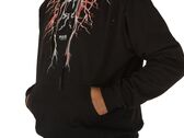  Black Hoodie With Red Grey Lightning - Felpe uomo Phobia Archive. Disponibile in diverse taglie: l, m, s, xl e colori rosso, ne