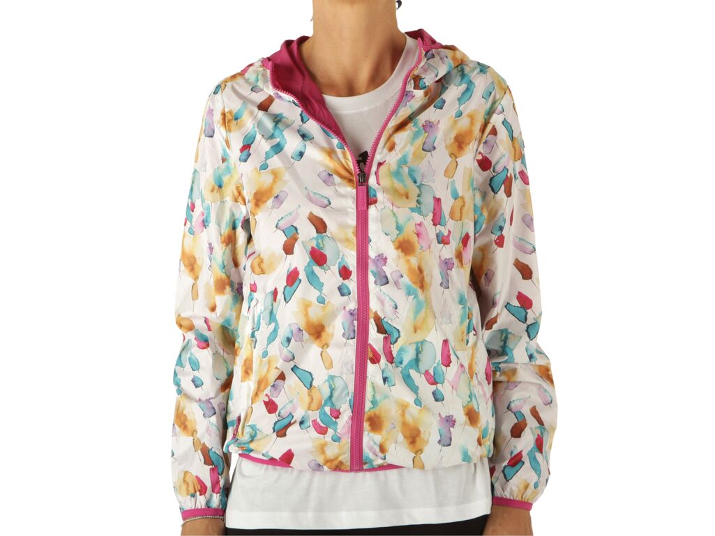  Giubbino Packable Thela Bianco Melanzana - Giacche donna Invicta. Disponibile in diverse taglie: xl e colori lilla, bianco, ocr