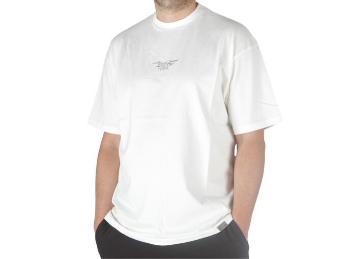 Phobia Archive White Tshirt Embroidered Gotic man PH00592