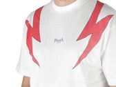 Phobia Archive White Tshirt Red Screaming Skull man PH00651