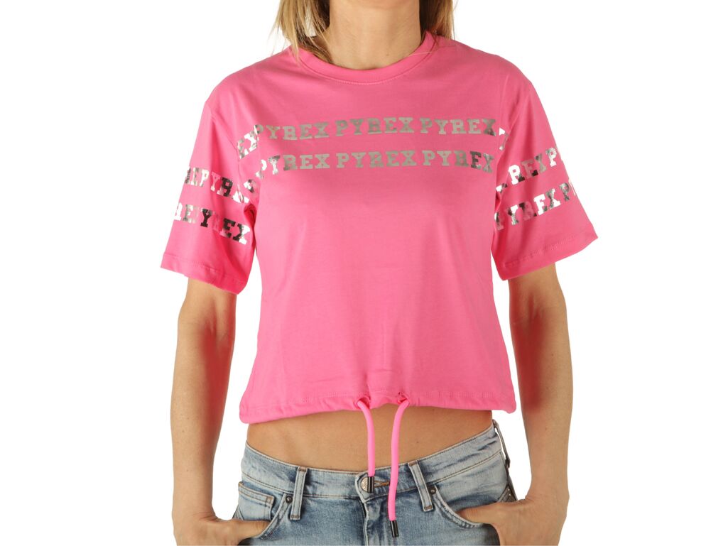 Pyrex Maglia Corta Donna In Jersey Fuxia Fluo woman 22EPB43138 FUX