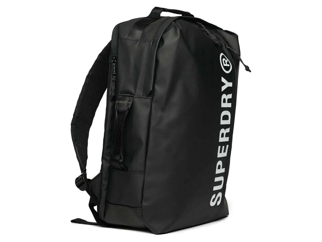 Superdry 35L Tarp Backpack Black Optic unisex W9110368A 33B