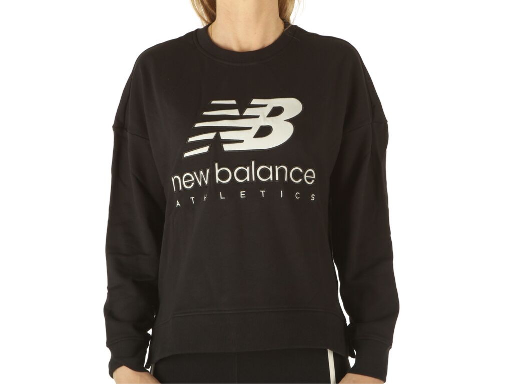 New Balance Athletics Amplified Fleece Crew woman WT21500 BK