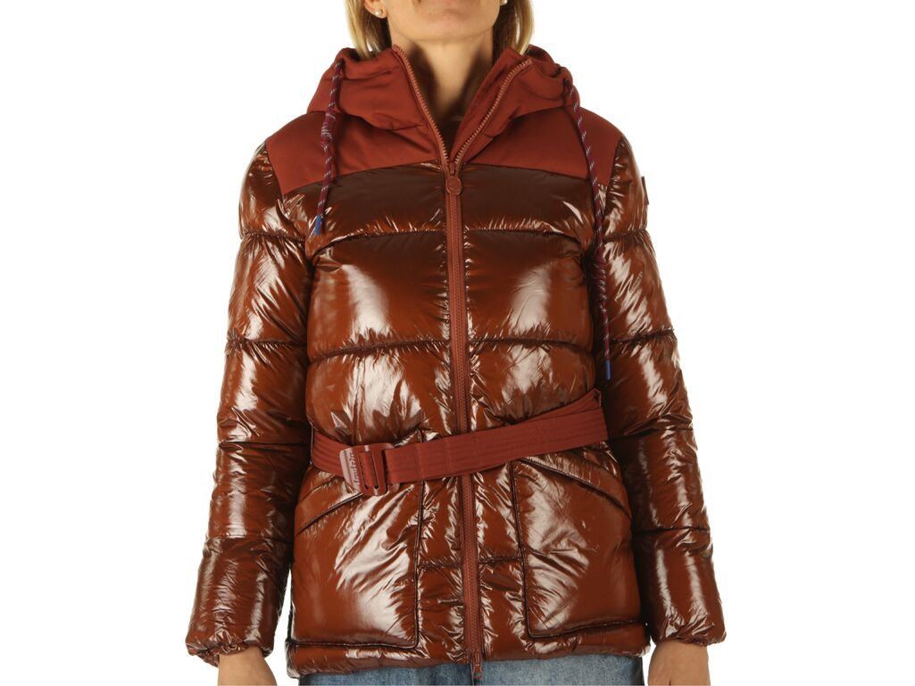  Giaccone Ripstop Glossy Coccio - Piumini donna Invicta. Disponibile in diverse taglie: xs e colori marrone. YOUSPORTY.