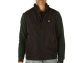 Lyle & Scott Double Zip Packable Gilet Jet Black homme JK1642V Z865