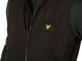 Lyle & Scott Double Zip Packable Gilet Jet Black homme JK1642V Z865