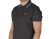 Lyle & Scott Tipped Polo Shirt Gun Metal White man SP1524VOG X168