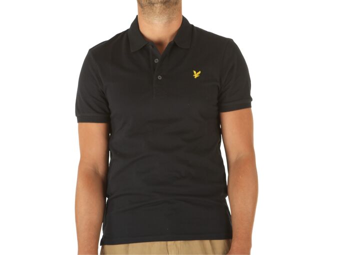 Lyle & Scott Plain Polo Shirt Dark Navy man SP400VOG Z271