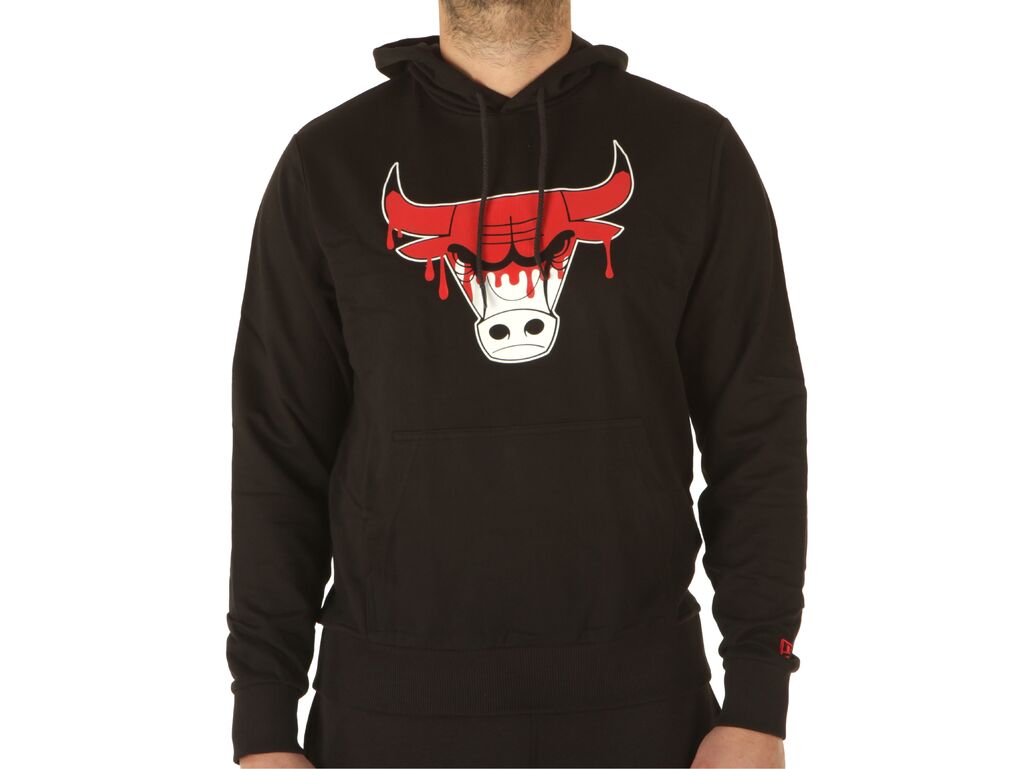  Nba Drip Logo Hoody Chicago Bulls - Felpe uomo New Era. Disponibile in diverse taglie: xs e colori nero. YOUSPORTY.
