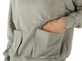 Nike W Nsw Swsh Hoodie Ft Dk Grey Heather White woman CZ8896 063