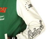 Caterpillar Iconic Varsity Jacket Ivory Green man 6040019 13446