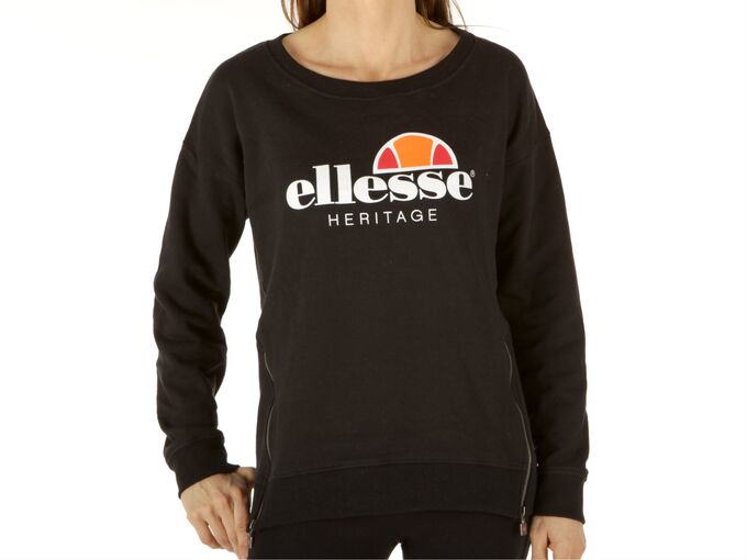Ellesse Noir woman SWS COL ROND ZIP NO
