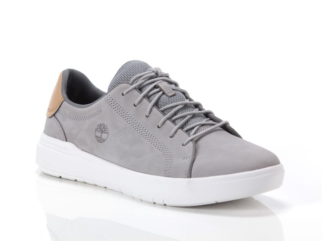 Timberland Seneca Bay Low Lace Up Sneaker Light Grey Nubuck man TB0A41F7EM0