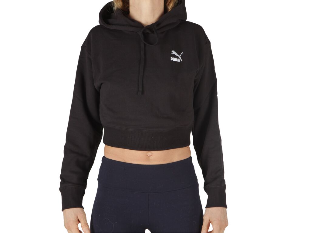  Better Classic Cropped Hoodie Tr - Felpe donna Puma. Disponibile in diverse taglie: l, m, xs e colori nero. YOUSPORTY.