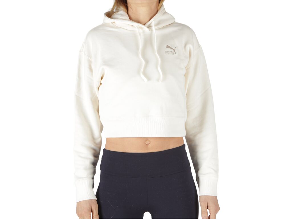  Better Classic Cropped Hoodie Tr - Felpe donna Puma. Disponibile in diverse taglie: m, s, xs e colori bianco panna. YOUSPORTY.