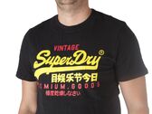 Superdry VL Duo Tee Jet Black man M1011977A 12A