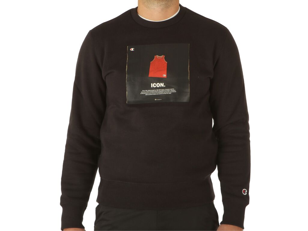  Crewneck Sweatshirt - Felpe uomo Champion. Disponibile in diverse taglie: l, m, s e colori nero. YOUSPORTY.