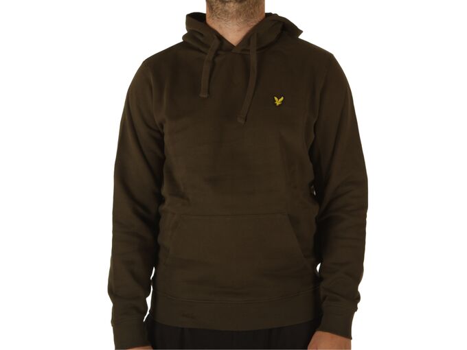 Lyle & Scott Brushed Back Hoodie Sweatshirt Olive man ML1139V W485
