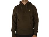 Lyle & Scott Brushed Back Hoodie Sweatshirt Olive hombre ML1139V W485 