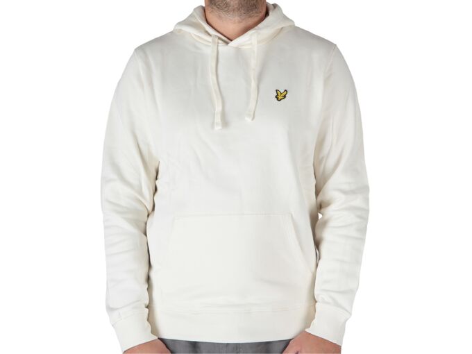Lyle & Scott Brushed Back Hoodie Sweatshirt Sail White man ML1139V W904