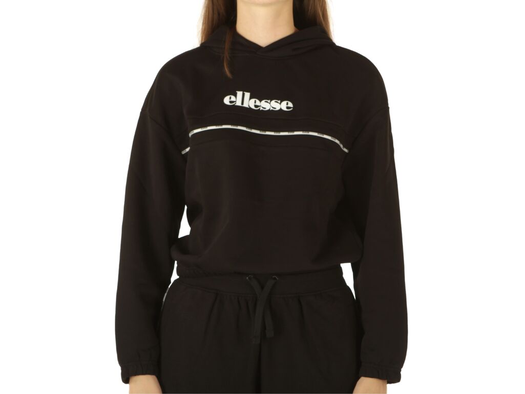  Hoodie Tape Black - Felpe donna Ellesse. Disponibile in diverse taglie: l, m, s, xs e colori bianco, nero. YOUSPORTY.