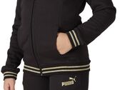  ESS+ Glitter FZ Suit - Tuta bambina Puma. Disponibile in diverse taglie: 10y, 11y, 12y, 15y, 16y, 9y e colori oro, nero. YOUSPO