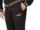  ESS+ Glitter FZ Suit - Tuta bambina Puma. Disponibile in diverse taglie: 10y, 11y, 12y, 15y, 16y, 9y e colori oro, nero. YOUSPO